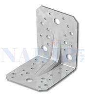 PIASTRA ANGOLARE PESANTE NERVATA 90X90X65 SP.2.5MM ART.KS0209025