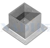 SUPPORTO A PAVIMENTO PER TRAVI QUADRO 161X161X150 BASE 4.0MM