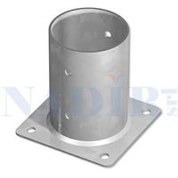SUPPORTO A PAVIMENTO PER TRAVI TONDO 100X150 BASE 3.0MM