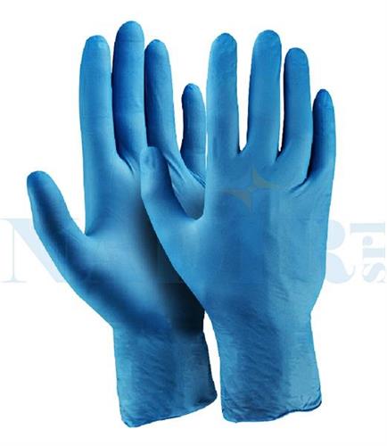 GUANTO NITRILE BLU SENZA TALCO TAGLIA XL SCATOLA 100PZ CERTIF.FOOD