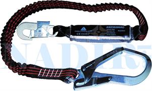 NASTRO ELASTICO ESTENSIB.120-150CM PINZA+ASSORBITORE+MOSCHETTONE