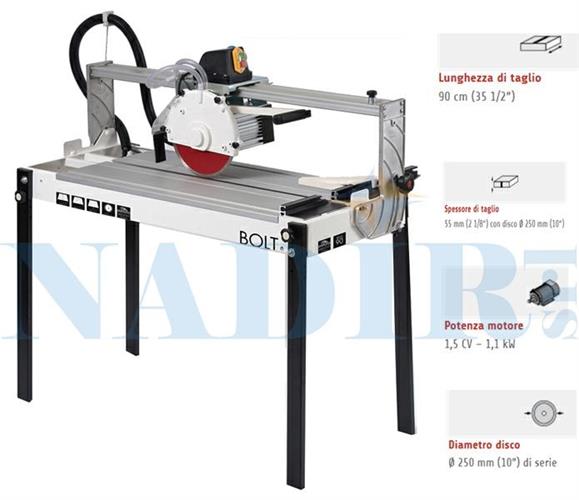 SEGATRICE A PONTE RAIMONDI BOLT 90 DISCO ø250 TAGLIO MAX CM.90