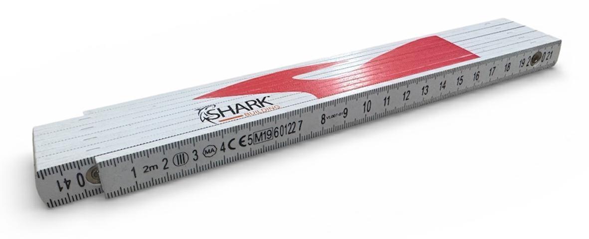 DOPPIO METRO SHARK BIANCO FIBRA DI VETRO