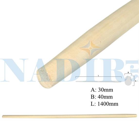 MANICO BADILE IN LEGNO DI FAGGIO CM.140