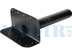 BOCCHETTONE AD ANGOLO IN PVC SCARICO ø 100
