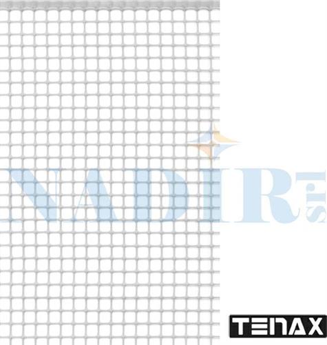 RETE QUADRA 10 X10 IN PLASTICA BIANCA TENAX H.1X50MT