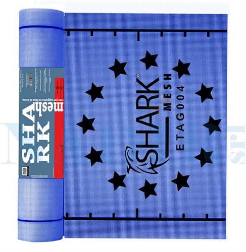 RETE FIBRA VETRO BLU mesh150 CERTIFICATA MT.1X50