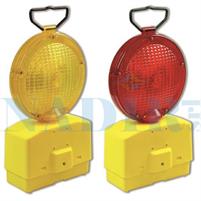 LAMPADA SEGNALAZIONE ROSSA DOPPIA BATTERIA LUCE CONTINUA