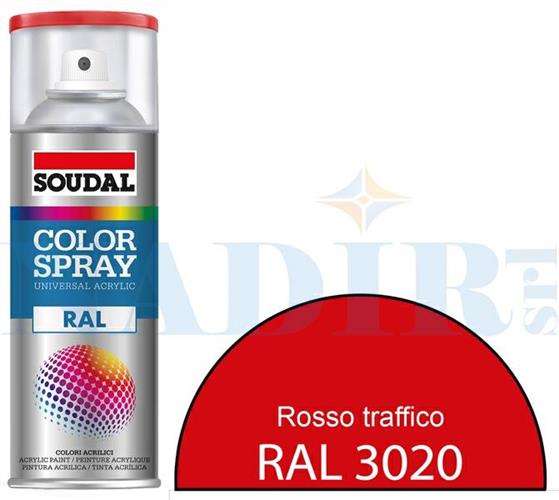 SPRAY ACRILICO ROSSO TRAFFICO RAL3020 ML.400