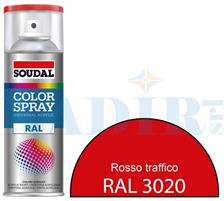 SPRAY ACRILICO ROSSO TRAFFICO RAL3020 ML.400