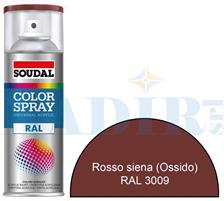 SPRAY ACRILICO LATTONERIA ROSSO SIENA (ROSSO OSSIDO) RAL3009 ML.400
