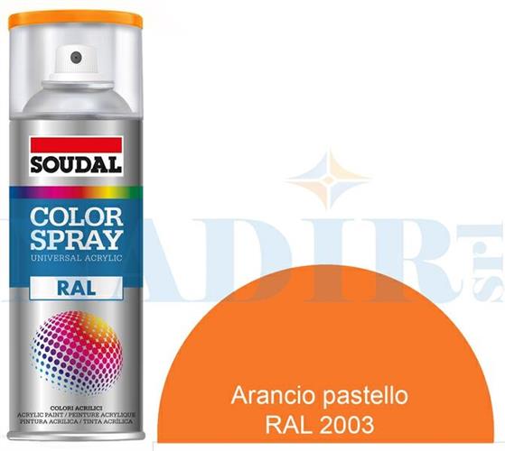 SPRAY ACRILICO ARANCIO PASTELLO 2002 RAL ML.400