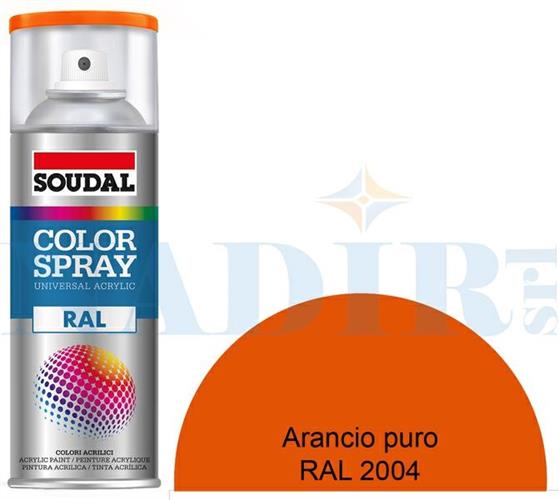 SPRAY ACRILICO ARANCIO PURO RAL2004 ML.400