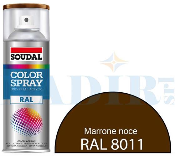 SPRAY ACRILICO MARRONE NOCE (MEDIO) RAL8011 ML.400