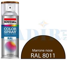 SPRAY ACRILICO MARRONE NOCE (MEDIO) RAL8011 ML.400