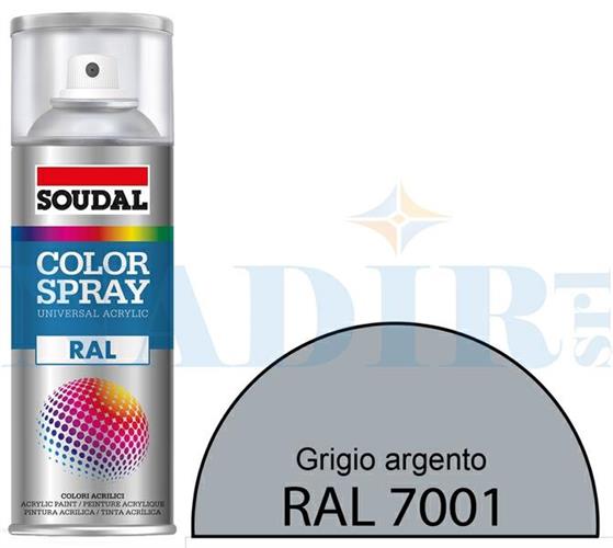 SPRAY ACRILICO GRIGIO ARGENTO RAL7001 ML.400