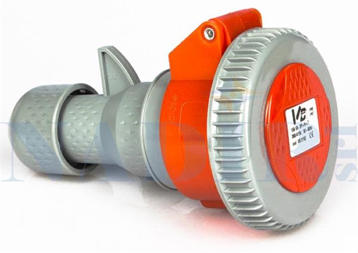 PRESA VOLANTE INDUSTRIALE 5 POLI ROSSA 400V 16A 4P+T IP67 VB-2152