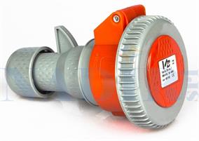 PRESA VOLANTE INDUSTRIALE 5 POLI ROSSA 400V 16A 4P+T IP67 VB-2152