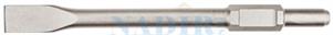 SCALPELLO PIATTO TAGLIO 30MM ATTACCO HEXAGON 30MM LUNGHEZZA MM.410