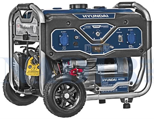 GENERATORE 65000 LS HYUNDAI 3.5KW 196CC MONOFASE BENZINA 3KW