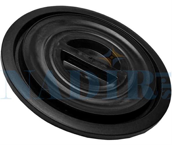COPERCHIO PATTUMIERA - BIDONE NERO PLASTICA LT.75