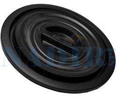 COPERCHIO PATTUMIERA - BIDONE NERO PLASTICA LT.100