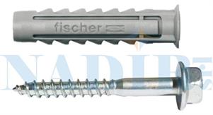 TASSELLO NYLON FISCHER SX-BM ø10X50 VITE TE ø7X60