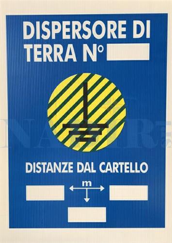 CARTELLO POLIONDA CM.60X40 DISPERSORE TERRA