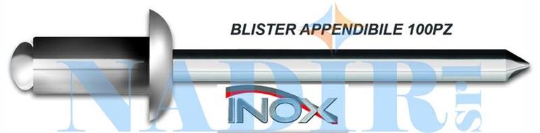 RIVETTI INOX BUSTA 100PZ ø4X10