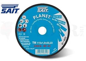 DISCO ABRASIVO PIANO SAIT PLANET-TM A 60 Q ACCIAIO ø115X1.0MM