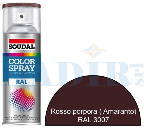 SPRAY ACRILICO ROSSO VINO AMARANTO RAL 3005 ML.400