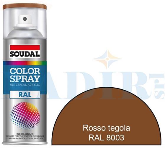 SPRAY ACRILICO LATTONERIA ROSSO TEGOLA RAL8003 ML.400