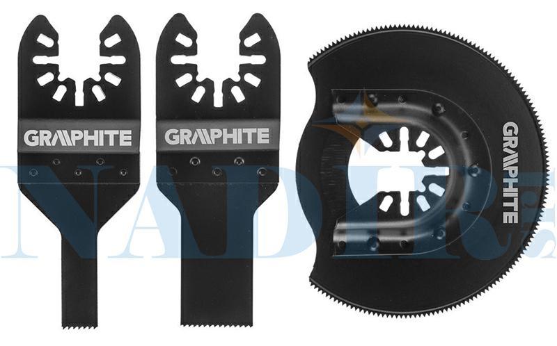 SET LAME METALLO MULTIFUNZIONE 3PZ