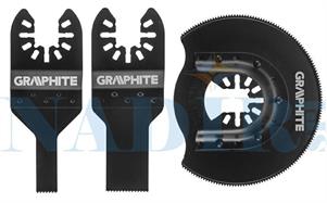 SET LAME METALLO MULTIFUNZIONE 3PZ