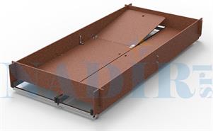 PIANO LAVORO MARCHETTI SYSTEM 100X200 BOTOLA E FERMAPIEDE ART.50022