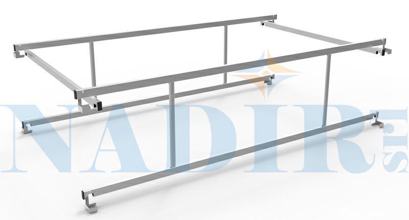 PARAPETTO COMPLETO MARCHETTI SYSTEM 120X200 EN1004 ART.50013