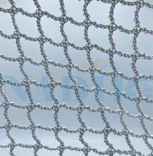 RETE ANTICADUTA ORIZZONTALE MAGLIA MM.100X100 MT.5X10 CLASSE A2