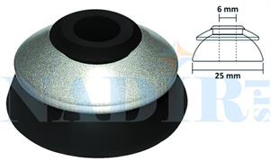 RONDELLA AD OMBRELLO EPDM PREZINCATO ø24