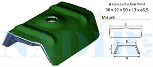 CAPPELLOTTO VERDE MUSCHIO GRECA 20 CON GUARNIZIONE IMBALLO PZ.100