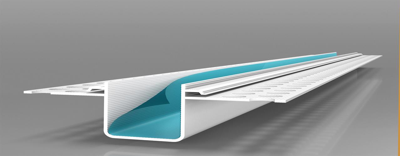 PROFILO DECORATIVO PVC FUGA MM.10X10 H.300 CM