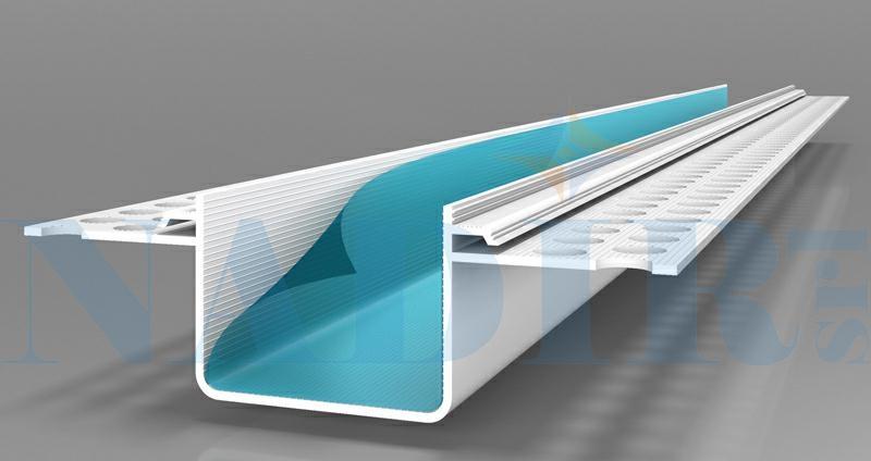 PROFILO DECORATIVO PVC FUGA MM.30X20 H.300 CM