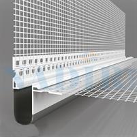 PROFILO DILATAZIONE ANGOLARE SHLD-NH IN PVC CON RETE CM.250