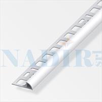 PROFILO JOLLY TONDO ALLUMINIO ARGENTO SATINATO H.12.5 CM.250