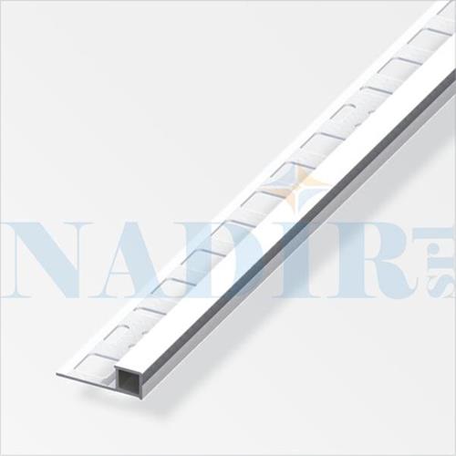 PROFILO JOLLY QUADRO ALLUMINIO BRILLANTATO LUCIDO H.10 CM.250