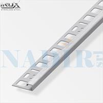 PROFILO JOLLY QUADRO INOX SPAZZOLATO SATINATO H.10 CM.250