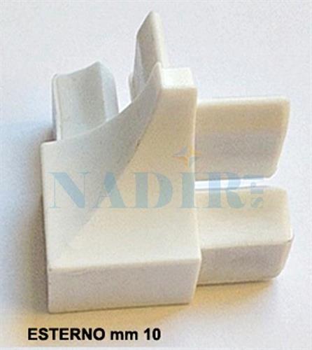 STAMPLAST ANGOLO ESTERNO PER PROFILO SGUSCIO H.10 CF.100PZ