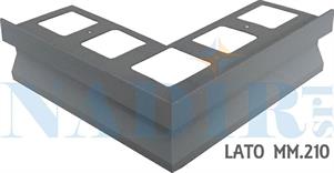 PROGRESS PROFILES ANGOLO ESTERNO PROTERRACE GRIGIO ANTRACITE