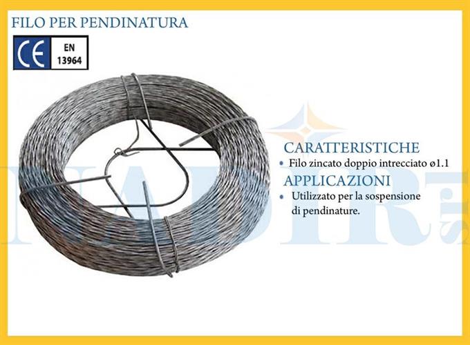 FILO DOPPIO INTRECCIATO PER PENDINATURA ø1.1