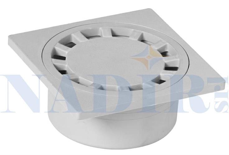 CHIUSINO SIFONATO CM.20X20 SCARICO CENTRALE ø75-80-100-110