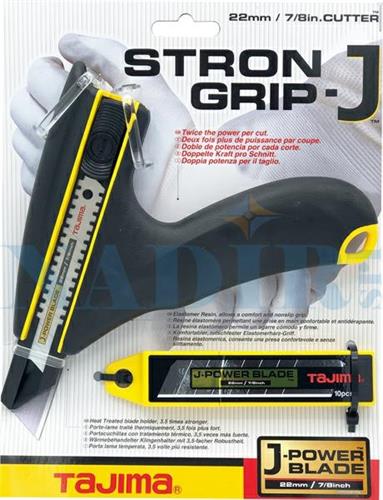 CUTTER TAJIMA STRONGRIP LAMA MM.22 + 10 LAMA RICAMBIO J-POWER